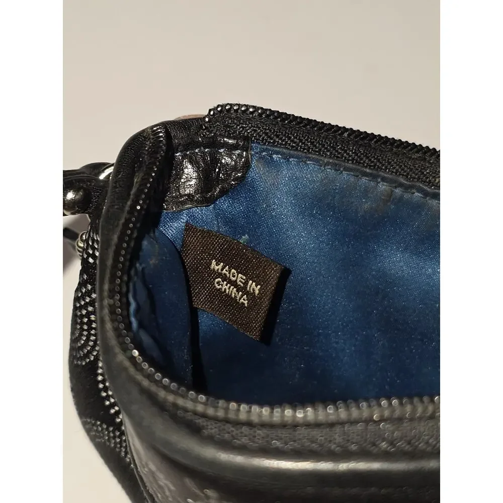 Coach Madison Op Art Wristlet Blue Interior Hang Tag